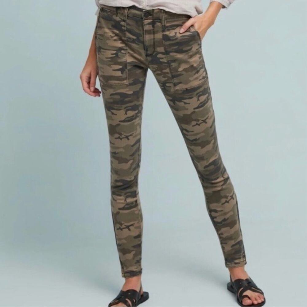 Sanctuary Standard Surplus Camo Zip Ankle Jeggings Size 25